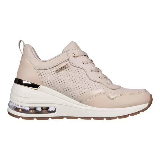 Zapatillas Mujer Million Air Beige Tp Skechers