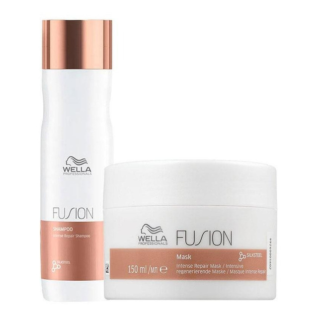 Kit Wella Fusion - Sh 250 Ml + Másc 150 Ml Kit Wella Fusion - Sh 250 Ml + Másc 150 Ml
