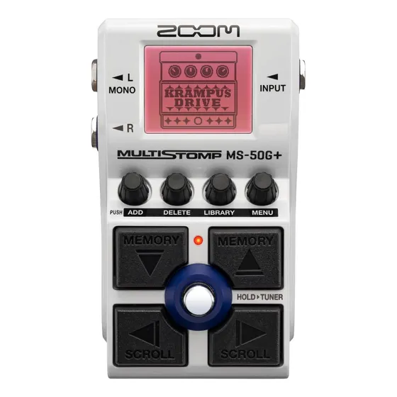 Pedaleira Zoom Multistomp Ms 50g+ Para Guitarra