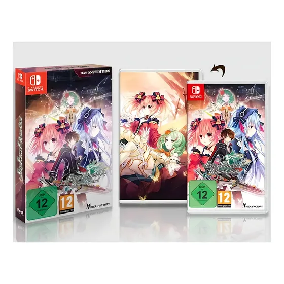 Fairy Fencer F Refrain Chord Day One Switch RPG Táctico Físico