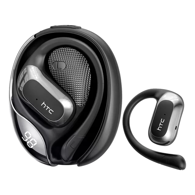 Auriculares Inalámbricos Htc Ne21 Ai Audifonos Traductores Bluetooth 5.4 Cancelación De Ruido Enc Soporta Más De 135 Traducciones Audifonos Color Negro Luz Led Deportivos Gamer Auriculares Ows