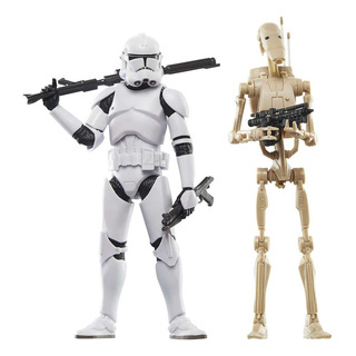 Star Wars Black Series Clone Wars Clone Trooper Battle Droid Star Wars Black Series Clone Wars Clone Trooper Battle Droid