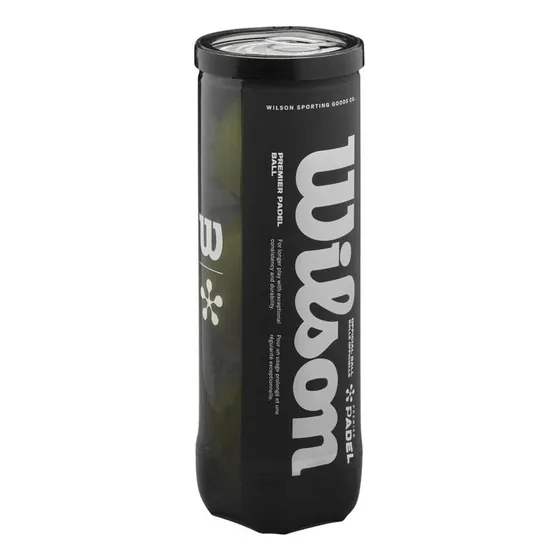 Tubo Pelotas Padel Wilson - Premier Padel X3 Color Amarillo