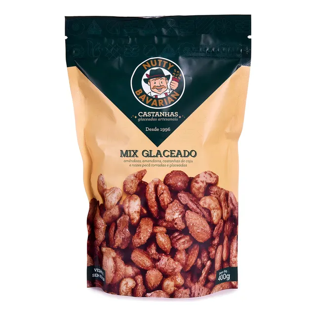 Mix Glaceado e Torrado Nutty Bavarian 400g
