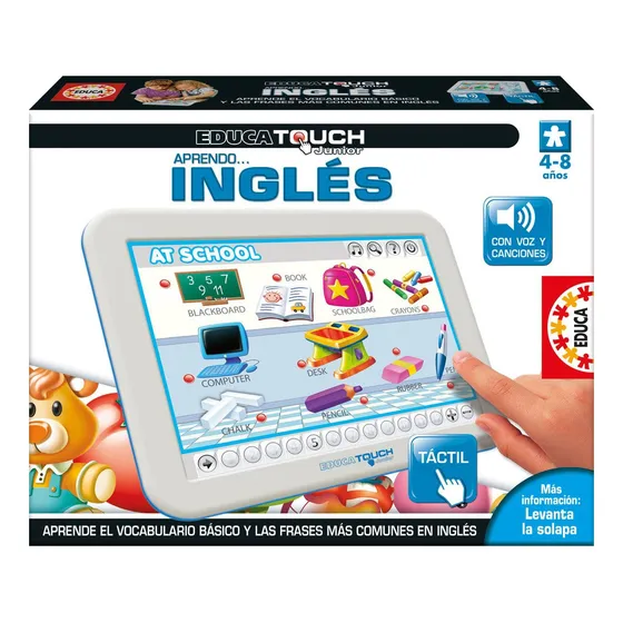 Juego Aprende Ingles Rompecabezas Tactil Educa Niños Atrix®