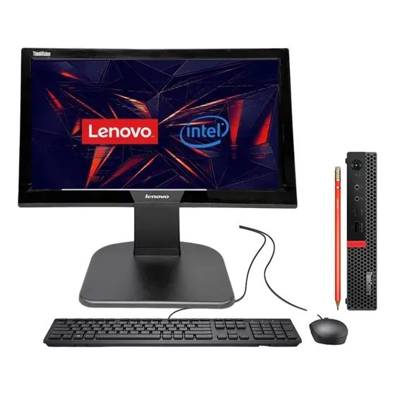 Mini Desktop Lenovo Core I5 9ger Ram 8gb Ssd 512gb + Monitor