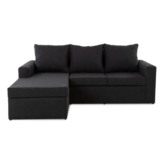 Geben argentina premium esquinero sofa rinconero living 210 X 160 chenille color negro