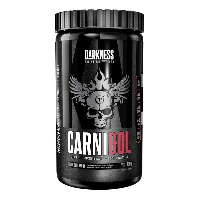 Whey Proteína De Carne Carnibol Blueberry 900g Darkness