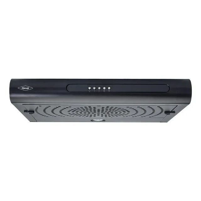 Campana Marca Haceb, Modelo Tofu 60 Negra 3 Velocidades