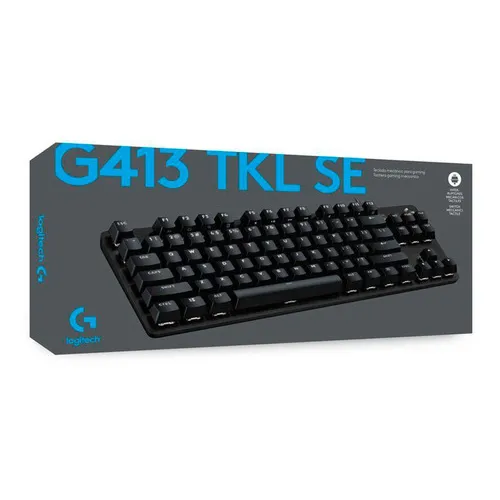 Teclado Gamer Logitech G413 Tenkeyless Blacklight Mecanical Color Del Teclado Negro