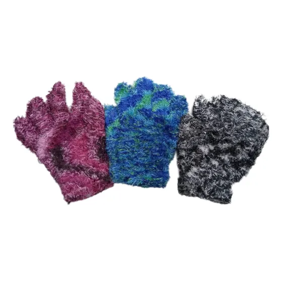 Guantes Plush / Chenil De Niño 2 A 4 Años Pack X 3 Pares 