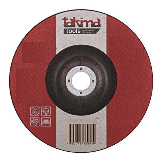 Disco Esmeril Desbaste 4-1/2 5 Unidades Takima Cod: 2525099