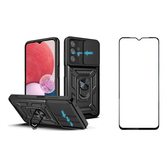Carcasa Antishock Reforzada Para Samsung + Lamina Completa