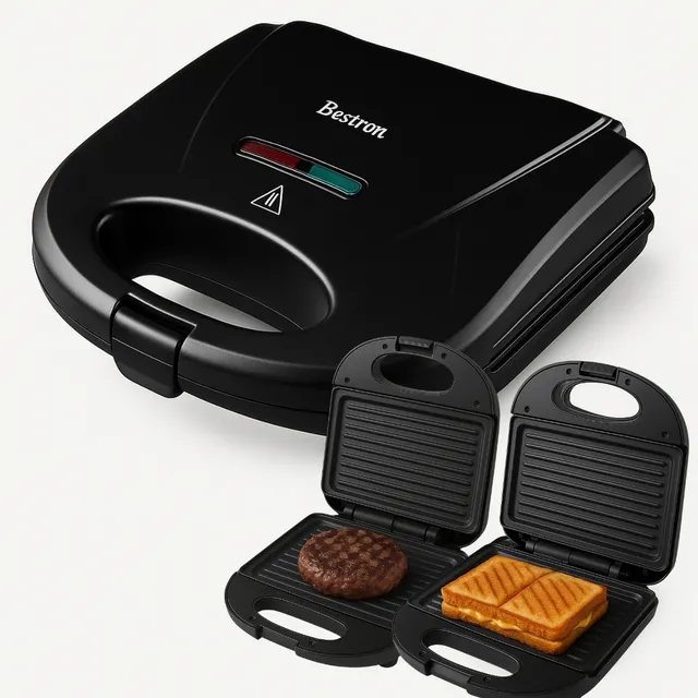 Sanduicheira Grill 2 Em 1 Lanche Chapa Tostex Misteira 800w