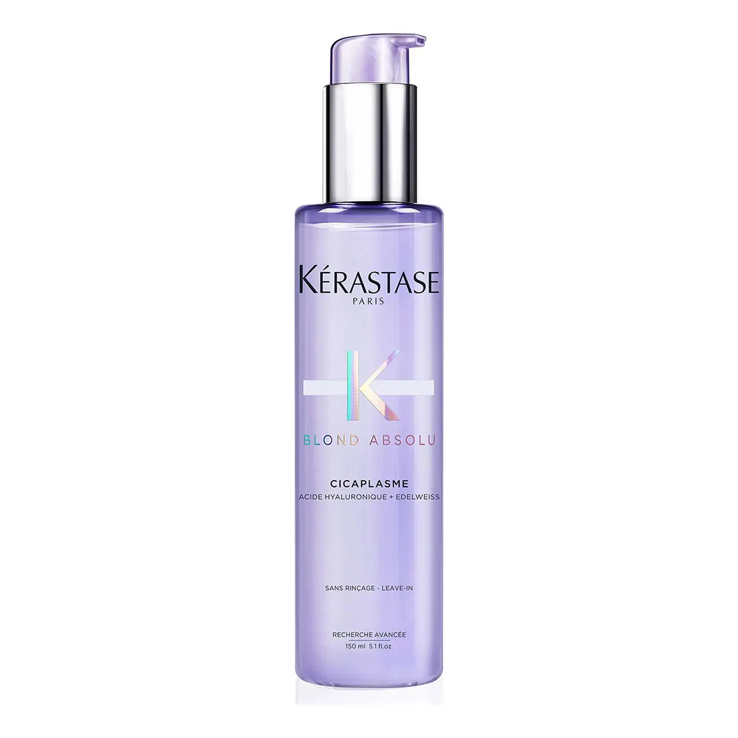 Kérastase Blond Absolu Cicaplasme Sérum Termoprotector para Cabelo Loiro, Tingido ou Descolorido, Sem Enxágue, com Filtro UV, Protege, Nutre e Controla o Frizz, 150 ml Kérastase Blond Absolu Cicaplasme Sérum Termoprotector para Cabelo Loiro, Tingido ou Descolorido, Sem Enxágue, com Filtro UV, Protege, Nutre e Controla o Frizz, 150 ml