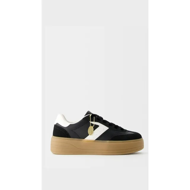 Zapatos Bershka Retro Platform Trainers