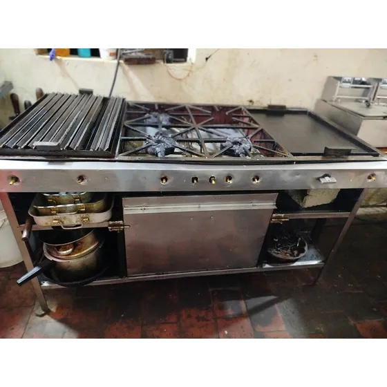 Cocina Industrial De 9 Quemadores