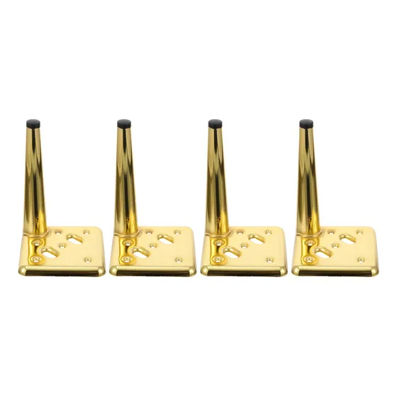 Pies De Herrajes For Muebles Con Patas De Mesa De Té, 4 Uni