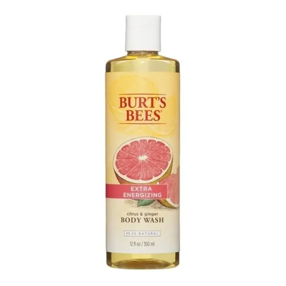 Burts Bees Extra Energizing Citrus & Ginger Body Wash 350ml Citrus & Ginger