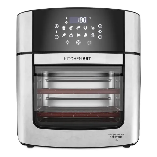 Air Fryer Kitchen Art 16l 4 Em 1 Espeto Rotisserie Kaf16a Prateado 127v