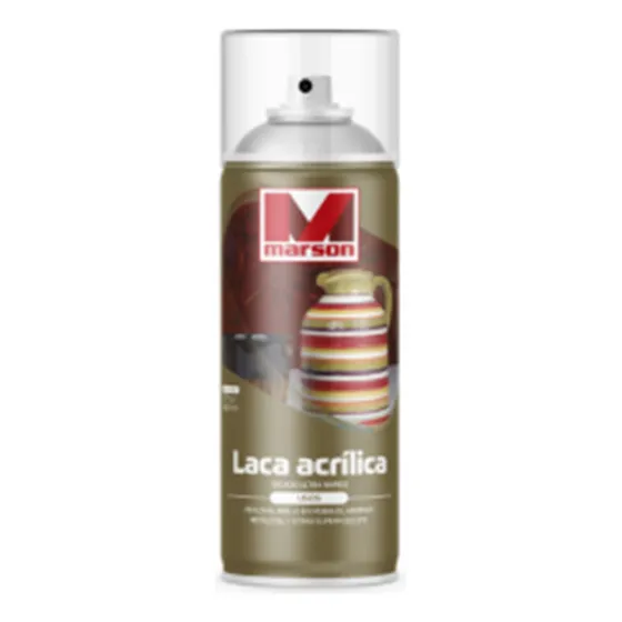 Pintura Laca Acrílica Transparente 350ml Marson