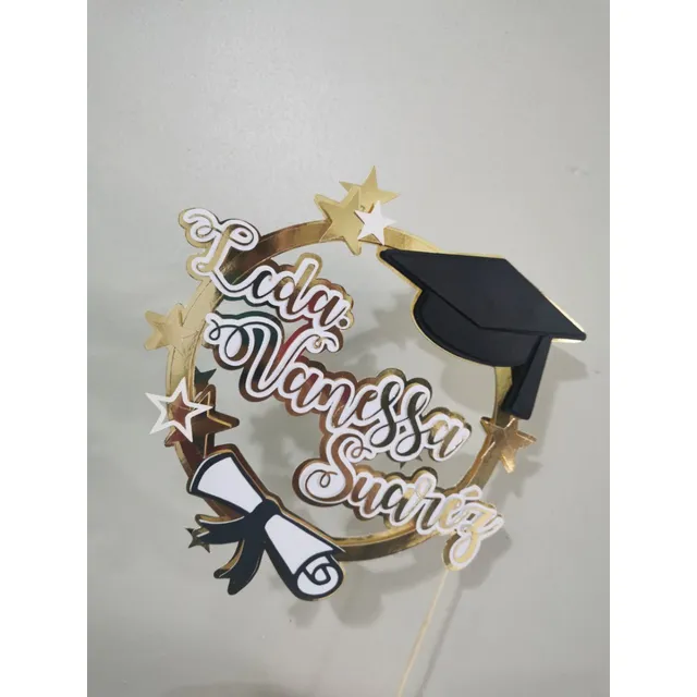 Toppers Personalizados De Letras, Nombres, Graduación