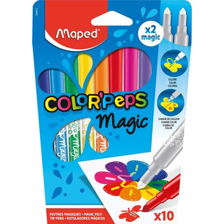 Marcador Maped Mágica De Punta Doble Pack X 10 Marcador Maped Mágica De Punta Doble Pack X 10