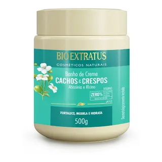 Banho De Creme Cachos E Crespos 500g - Bio Extratus Banho De Creme Cachos E Crespos 500g - Bio Extratus