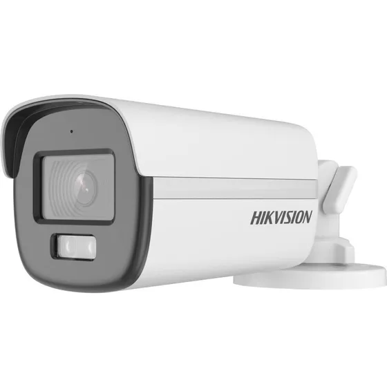 Cámara Bullet Colorvu de 40 m Hikvision 2,8 mm con Audio DS-2CE12DF0T-FS 2.8MM Color Blanco
