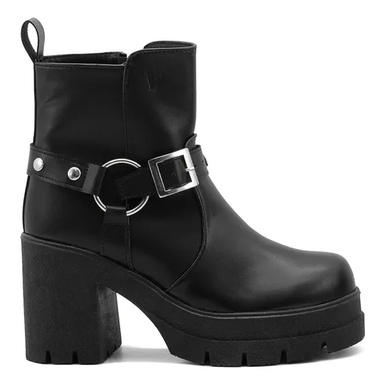 Botín Wildcat Calzado Para Mujer Suela Chunky Casuales