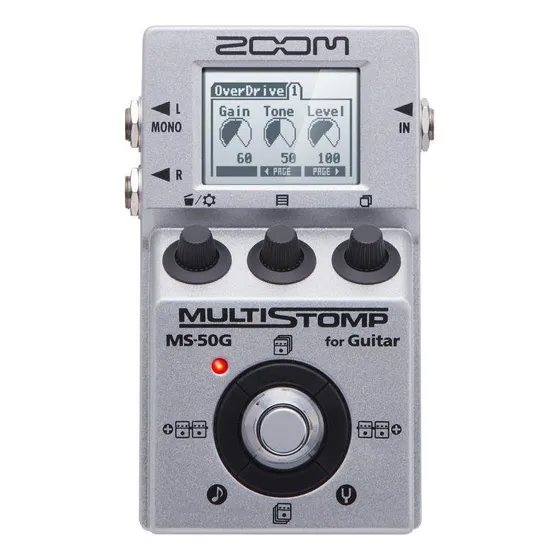Pedal Zoom Para Guitarra Multi-efeitos Stompbox Ms-50g Mg50g