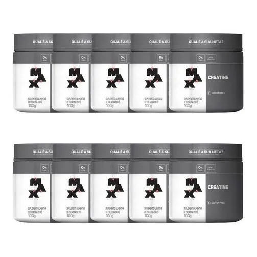 Kit 10x Creatine - 100g - Max Titanium