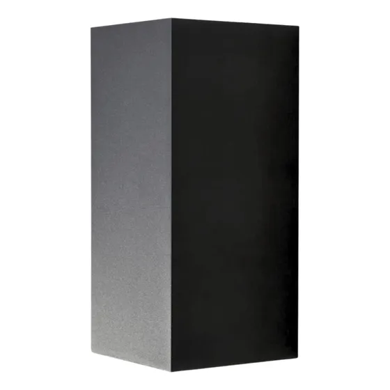 Aplique Pared Bidireccional Apto Intemperie Exterior Gu10 Co Ilunor 3020 Color Negro