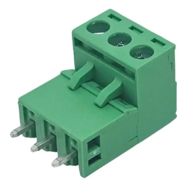 20pzs Bornera Culca Clema Desmontable De 3 Pines Recto 5mm