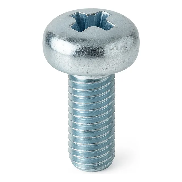 100 Parafusos Cabeça Panela Phillips M4x10mm Zincado Jomarca