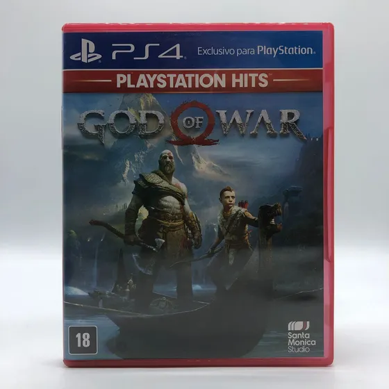 God Of War 4 Play Station 4 Original Usado Mídia Física