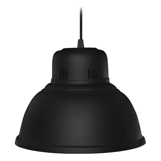 Lampara Colgante Galponera Industrial En Chapa Galvanizada