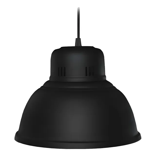 Lampara Colgante Galponera Industrial En Chapa Galvanizada