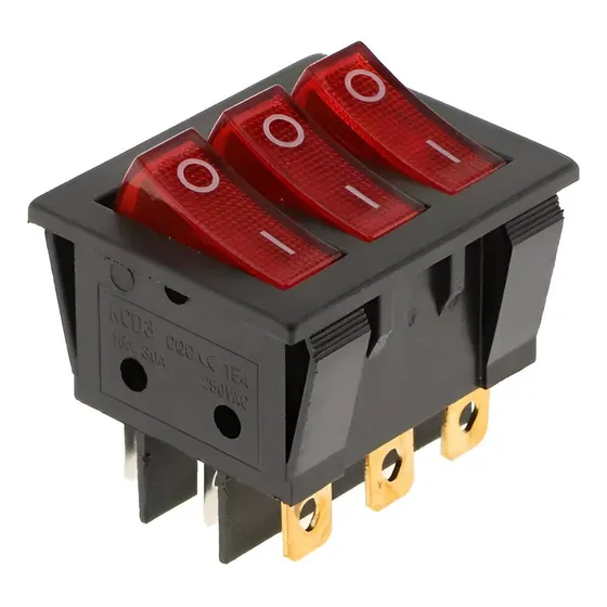 Switch Suiche On Off 16a/30a 110/220 Con Luz Kdc3 6 Pines 