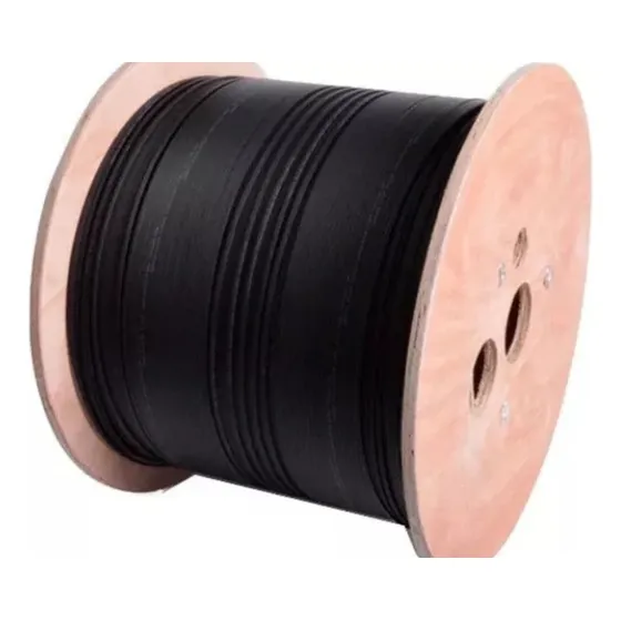 Bobina De Cable Outdoor Fibra Óptica  Tipo Drop 2 Hilos  1km