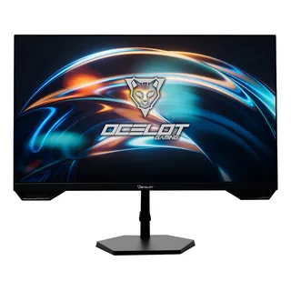 Monitor Gamer Ocelot De 24 Pulgadas Con Bocinas Integradas Led Ips Full Hd 144 Hz 1ms Freesync Vesa 100 X 100, Dp, Audio Out Hdmi Negro