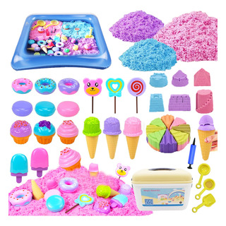 Kit Arena Magica Moldeable Kinetica Didactico Niños Kit Arena Magica Moldeable Kinetica Didactico Niños