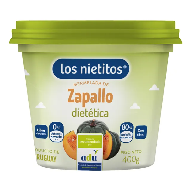 Mermelada Dietética Zapallo Los Nietitos 400 Grs