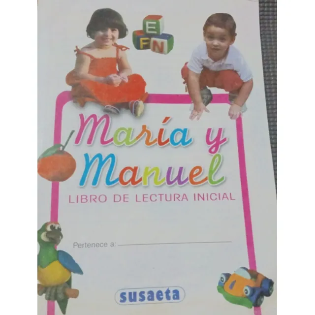 Libro De Lectura Inicial María Y Manuel. Usado. Con Detalles