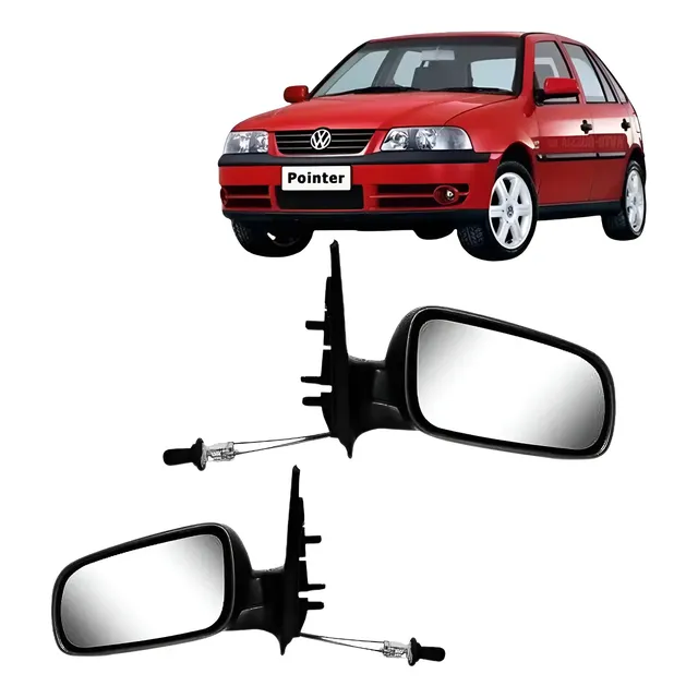 Retrovisor Saveiro Gol G3 G4 99 Até 2012 Com Controle 4 Portas