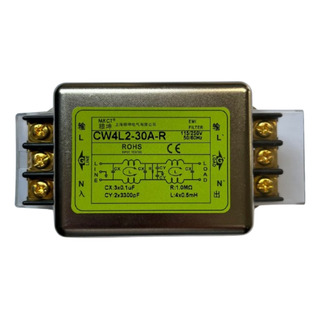 Filtro De Linha Industrial Supressor De Emi/rfi 30a Bipolar Filtro De Linha Industrial Supressor De Emi/rfi 30a Bipolar
