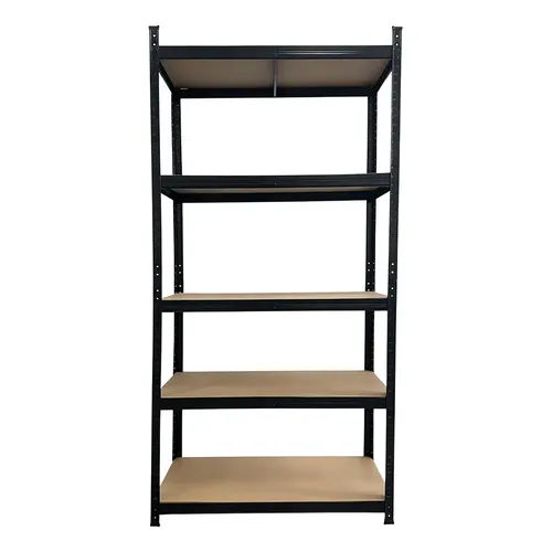 Estante 5 Niveles Anaquel Metálico Rack Organizador Hogar Negro