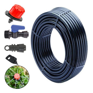 Kit De Irrigação Por Gotejamento 20 Gotejadores E Mangueira Kit De Irrigação Por Gotejamento 20 Gotejadores E Mangueira