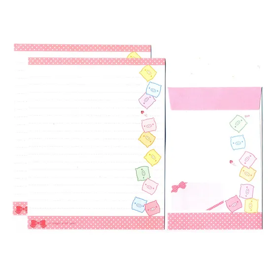 Lote De Papel De Carta Importado Japão San-x Monokuro Boo