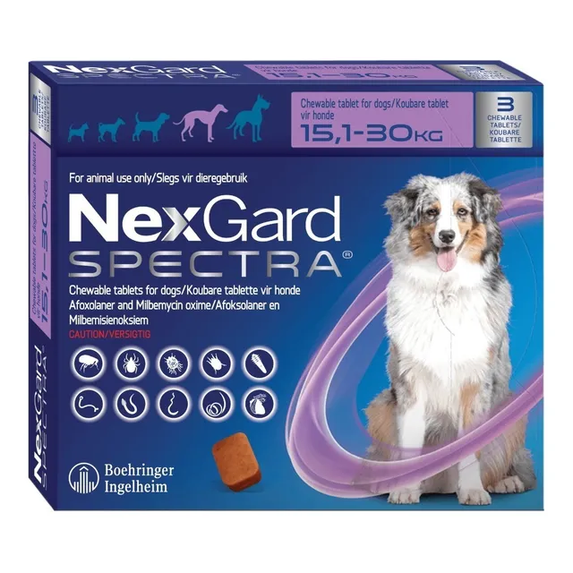 Nexgard Spectra De 15 A 30kg